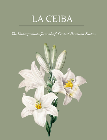 The 2021 La Ceiba poster with a green background and white lilies.